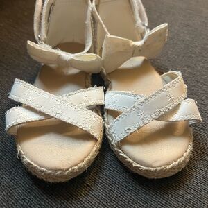 Kids White Sandals